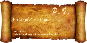 Pattyán Ilma névjegykártya